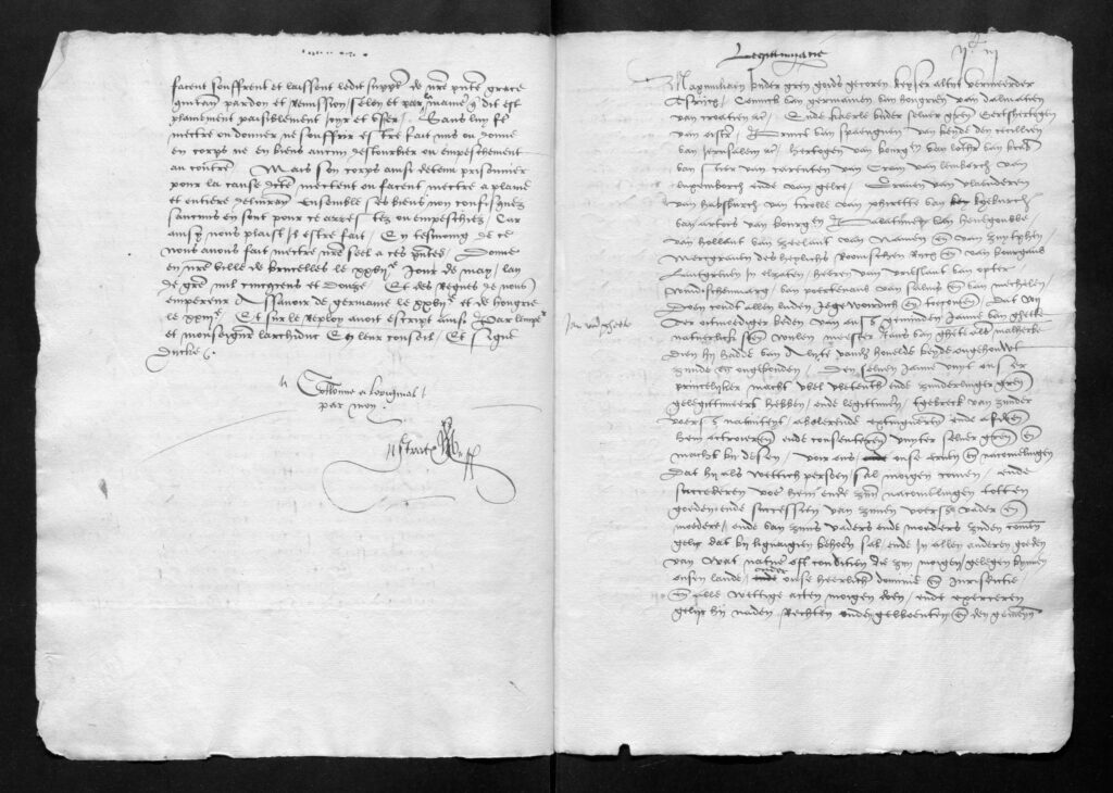 Letter of grace for Joan vanden Broucke (May 1512)