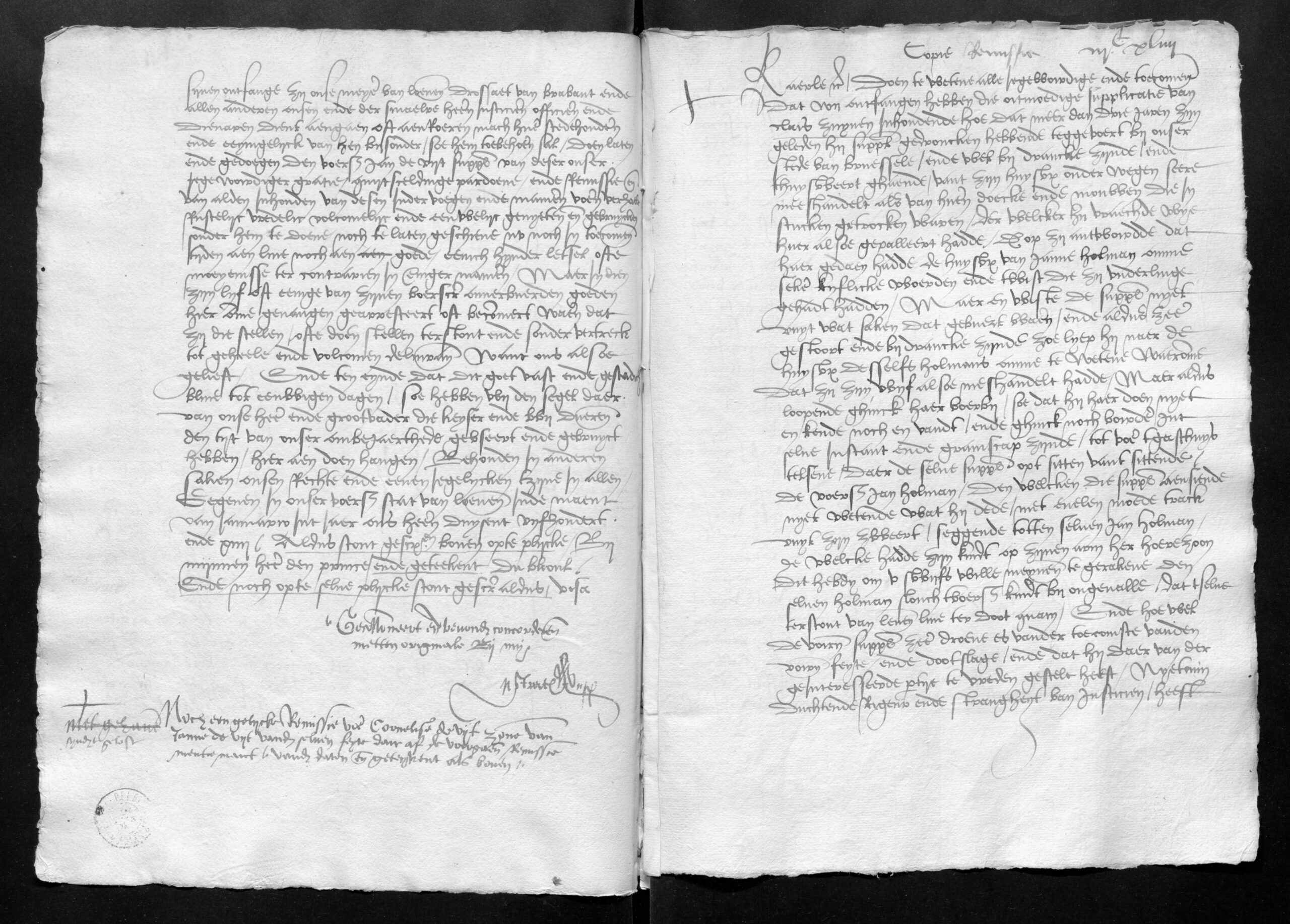 Letter of grace for Jan de Vyt (January 1514)