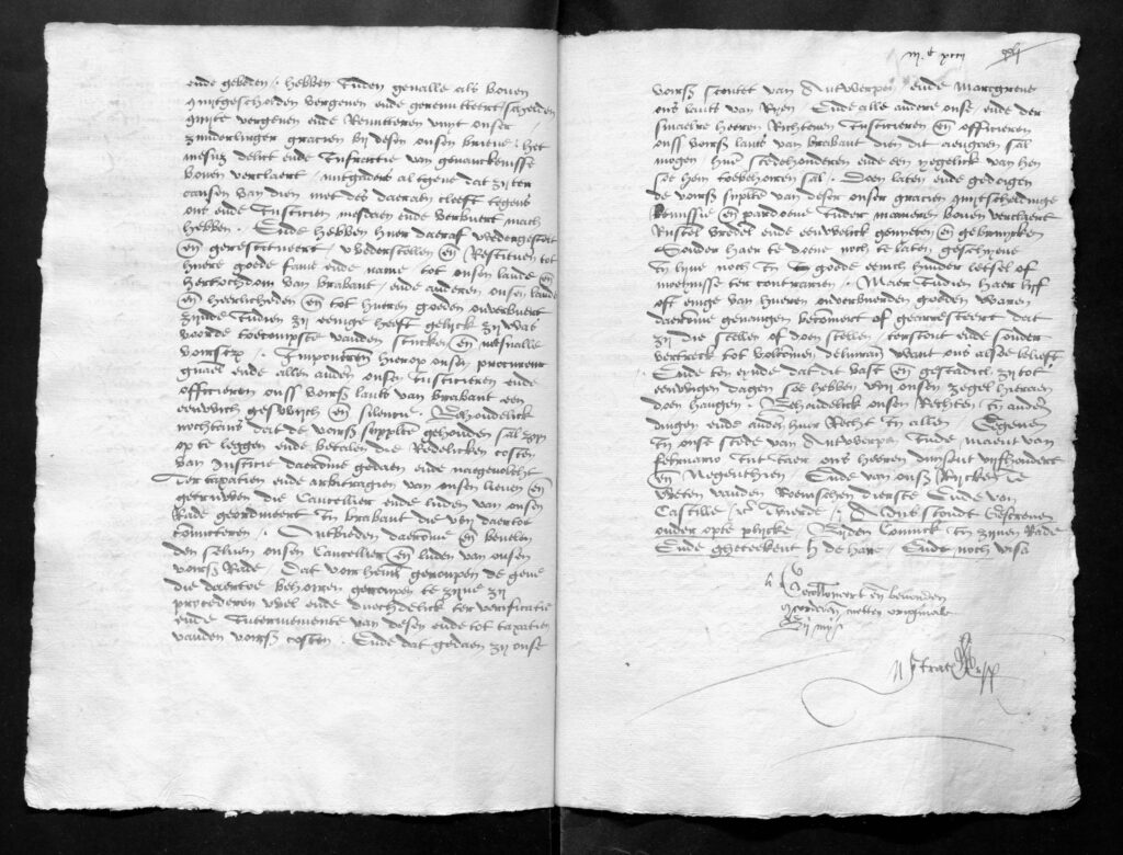 Letter of grace for Janneke Sbollens (February 1519)