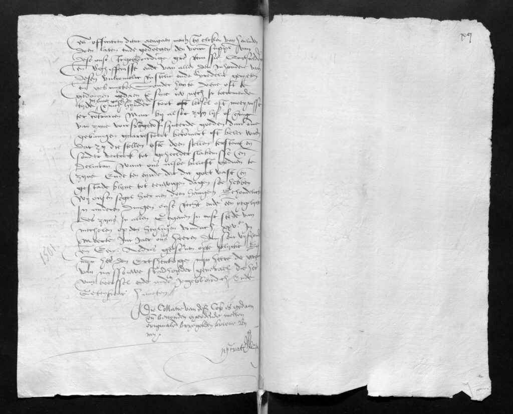 Letter of grace for Willem Hendricx (March 1501)